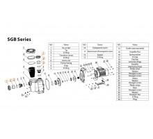 Муфта d63 насоса SGB Mayer Schwimmbad(компл. 2 шт.) N03000004