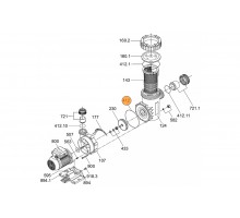 Прокладка-кольцо корпуса  Aqua Maxi  Aquatechnix (2923.441.200)