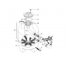 Диффузор фильтра (бок.подсоед.) BALEAR BL, GRANADA GL  Kripsol  R075 DF.R/RRFI0007.00R