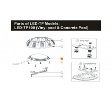 Лампа прожектора (12Вт/8В) LED-P100 LED (Automatic) (RGB) Emaux 04011112