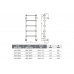 Лестница без поручней 3 ступени Emaux BHL315-S (88077102) для бассейна