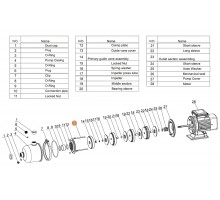 Планка фиксатор аппарата направляющего насоса CMF4-60-H24 Mayer Schwimmbad LX A32010015