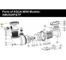 Муфта резьбовая крышки префильтра насоса AQUA-MINI Emaux (01021067)