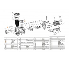 Втулка муфты d110 насоса  Mayer Schwimmbad LX A26090085