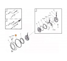 Прокладка-кольцо ПВХ для декоративного кожуха накладного прож. Pahlen (122722/633356)