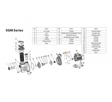 Болт М6 насоса  Mayer Schwimmbad LX J21020077