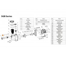 Втулка муфты d63 насоса SGB Mayer Schwimmbad LX A26090020