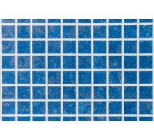 Пленка-мозаика для отделки бассейнов синяя 3D Matrix Blue Haogenplast ш.1,65 м