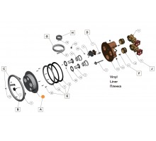 Лицевая декоративная деталь закладного узла против.Jet Swim 2000 Pahlen (122424/636020)