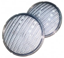 Лампа для прож.пл. с рамк. из нерж. ст.(16Вт/12В) с LED-эл.(цв.) и пультом EmauxLED-NP300-S 89040307