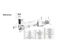 Болт M8 насоса SGE Mayer Schwimmbad LX J21020096