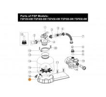 Платформа общая для бочки фильтра Emaux FSP350-4W, FSF350-6W (01111056)