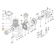 Муфта насоса KAN с прокладкой д.110 Kripsol RPUM2425.02R/RBH0015.02R