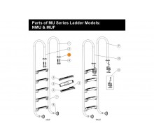 Накладка из нерж.стали для лестницы AISI-304 Emaux 03016046