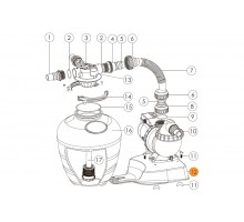 Платформа общая для бочки фильтра FSU Emaux (01111105)