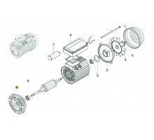 Крышка передн. эл.двигателя KA/KAP-250,300,350,450 (МЕС -90) Kripsol 7005.A/RBM1010.40R/RMOT0001.04R