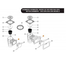 Ограничитель движ. плавающей заслонки ским. SKSL,SKAL,SKA,SKS Kripsol RSK 100.A/RSKI0011.00R