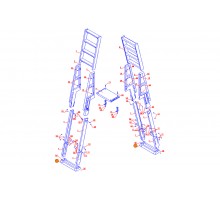 Опора дополнительная боковой устойчивости лестницы SLA001 AFS10