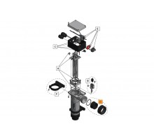 Муфта электронагревателя (пласт. корпус) с датчиком потока(2 шт)Pahlen (19970504+97050+97040/632136)