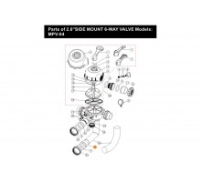 Адаптер муфты соединения 6-ти поз. вентиля (2' ') с фильтром Emaux (01171035)