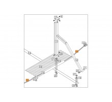 Нижняя направл каркаса бас. кругл. части Эсприт-Биг, Эсприт 7,3 круг; 10,0х5,5 (прям. часть)1460052