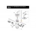 Прокладка переключения режимов (фигурная) 6-ти поз.вент(1 1/2"в; 1 1/2"бок)EmauxMPV-01-015/ 02311002