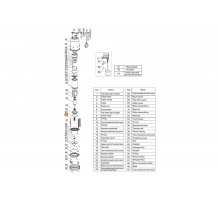 Сальник (компл.) насоса QCK55-200 Mayer Schwimmbad LX F01160106