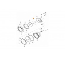 Прокл.-кольцо резин.уплотнения крышки контактов лампы прож. PLM-312  Kripsol RPR 040.A