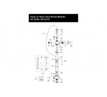 Лампа ультрафиолетовая GUANYI 75W Е130427