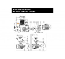 Прокладка-кольцо d 80,5*5,3 муфты 63/75 мм насоса EPH Emaux 111040024/02010043