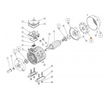Вентилятор насоса (78м3/ч 380В 4 кВт) для противотока Jet Swim 2000 Pahlen 12089406