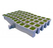 Решетка переливная цветная волна Anti Slip 250 х 26.5 мм зелеый DE2725W Emaux  88171109