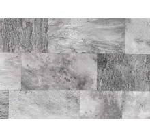 Пленка для отделки бассейнов 3D StoneTile Grey Haogenplast ш.1,65 м
