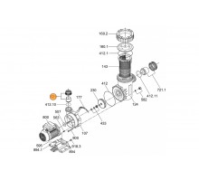 Муфта на выходе насосов Aqua Maxi, Aqua Plus  Aquatechnix (2921.672.111+2921.672.105+2921.672.106)