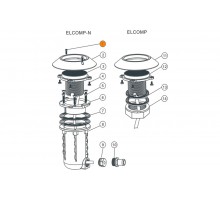 Винт М4х12 для прожектора E-Lumen Compact-N Emaux 03011338