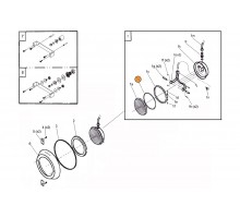 Прокладка-кольцо резиновое крышки контактов лампы и стекла для накладного прож. Pahlen 122629/633355
