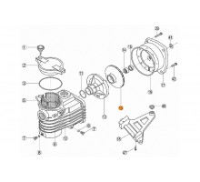 Крыльчатка насоса OK-100 Kripsol (RОK 133.A/RBH0007.06R/RPUM0013.06R)