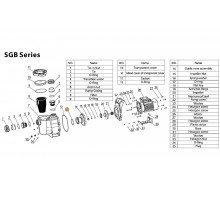 Прокладка-кольцо d85*3.5 аппарата направления насоса SGP/SGB Mayer Schwimmbad LX F02010078