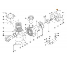 Винт (длин.) крепления крышки задней (фланца) к корпусу насоса KA/KAP Kripsol RKA 9390.А