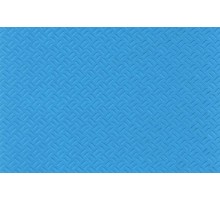 Пленка для отделки бас.синяя ребр. CLASSIC non-slip adriatic blue 604 Elbtal Plastics ш.1,65 2000772