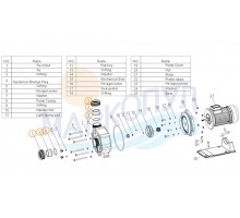 Муфта d90 насоса WTB400/550T Mayer Schwimmbad (компл. 2 шт.) N03000047