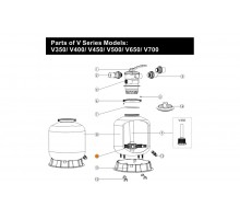 Сепаратор 126 мм фильтра S500-S650; V500-V650 Emaux (01172008)