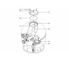Прокладка фланца бочки фильтра ARTIK Kripsol RCFI0003.00R/RFD0103.11R