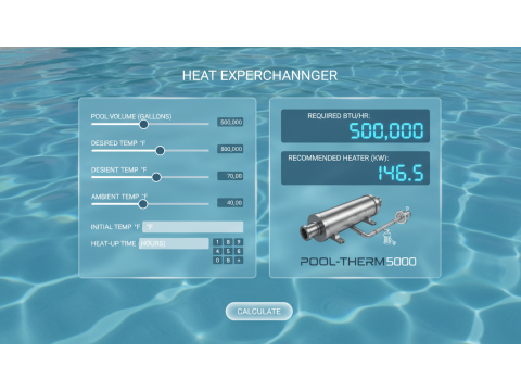 Калькулятор расчета теплообменника для бассейна: мощность, формулы, рекомендации