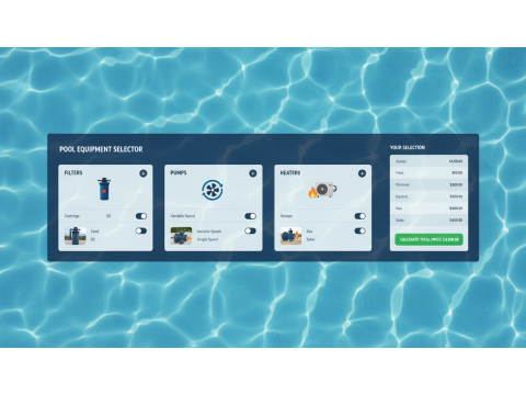 Расчет оборудования для бассейна — онлайн калькулятор с реальными ценами | 2026