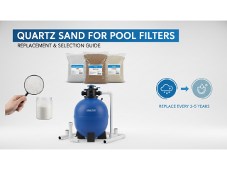 Кварцевый песок для фильтров бассейна: замена и выбор