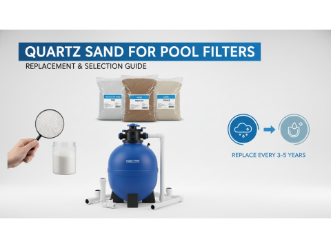 Кварцевый песок для фильтров бассейна: замена и выбор