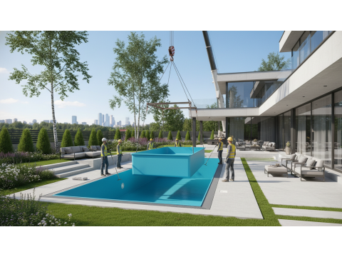 Композитный бассейн под ключ в Москве — цены и установка 2026 | Гид