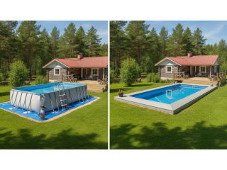 Каркасный бассейн vs композитный: что выбрать для дачи