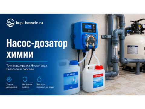 Насос дозатор химии для бассейна: как выбрать, настроить, обслуживать